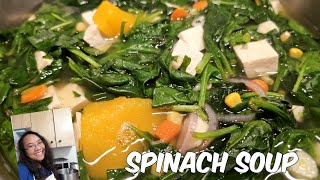 Indonesian Soup: Spinach Soup (Sayur Bening)