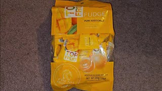 Korea Item Review Top Fruit Fudge Fruit Juice Soft Sweets Pure Juice Mango Flavor Candy Taste Test