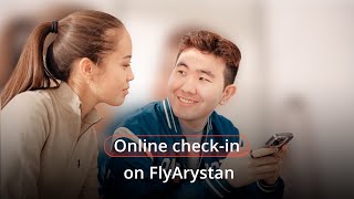 Online check-in on FlyArystan