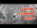 Lead Rope Solo Climbing - with Falls and Comments