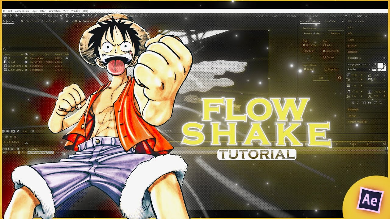 Flow Shake After Effects Amv Tutorial Youtube