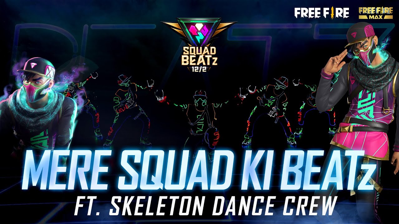 Mere Squad Ki BEATz ft. Skeleton Dance Crew | Free Fire Squad BEATz Tron Dance Video