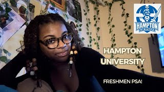 ♡ what incoming freshmen should know about Hampton University