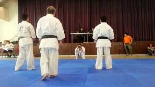 Shin Kyokushin Karate Grading  (Wu Jiejun) -Final 3 of 20 men kumite