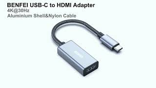 Effortlessly Connect Your Devices with BENFEI USB-C to HDMI Adapter!