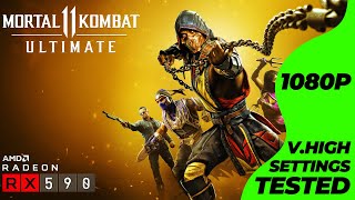 Mortal Kombat 11 - RX 590 + i7 4770 | Very High Settings Tested