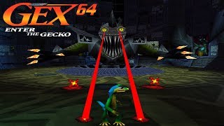 Gex 64 : Enter The Gecko (N64) // All Bosses