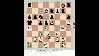 Stockfish 240603 vs Houdini 6 | French: Winawer, Advance Variation #chess