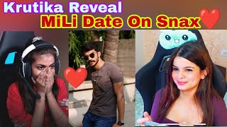 Krutika reveal mili date with snax @KrutikaPlays @MilikyaMili @SnaxGaming