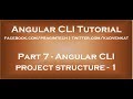 Angular CLI project structure   1
