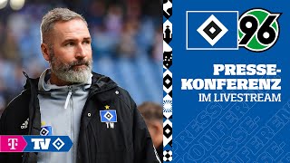 RE-LIVE: MATCHDAY-PRESSEKONFERENZ I 27. Spieltag I HSV vs. Hannover 96