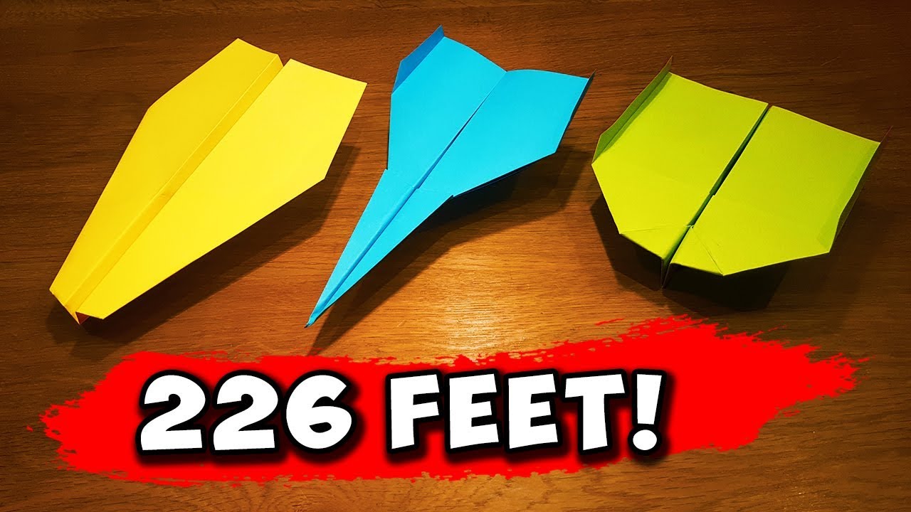 How To Make A Cool Paper Airplane That Flies Far