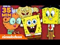 SpongeBob | Maraton Keluarga SpongeBob Selama 35 Menit! | Nickelodeon Bahasa