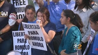 Dozens Rally Against Deporting Illegal Immigrant Father