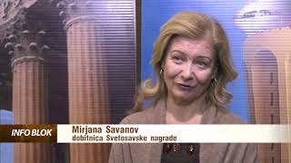 Mirjana Savanov dobitnica Svetosavske nagrade