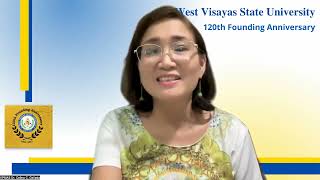 WVSU Dr. Celina C. Gellada Message for 120th Anniversary 2022