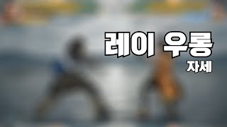 [레이우롱 파헤치기 | 자세] 레이의 각 고유 자세별 특징