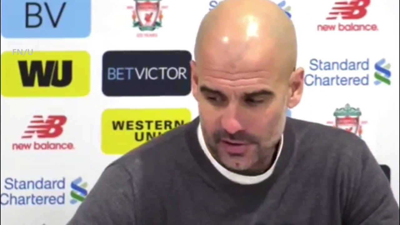 Pep Guardiola Press Conference¦ Liverpool Vs Manchester City¦ Post ...