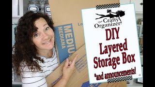 DIY Layered Storage Box