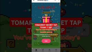 Tomarket Airdrop Combo 7 September2024 | Tomarket Daily Combo TodaylTomarket SpanShot 7 September