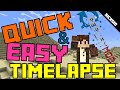 Quick & Easy Timelapse with Replay Mod! [Minecraft Tutorial]