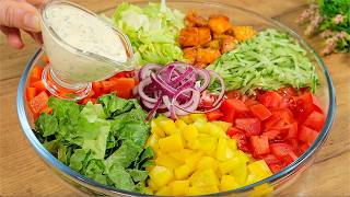 Eat this salad every day for dinner and in a month you will lose 20 kg of belly fat!