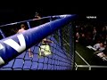 anthony pettis v.s ben henderson wec 53 flying kick off the cage