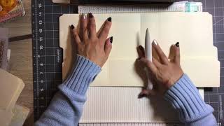Let’s do a make using FILE FOLDERS! Laptop folio journal!
