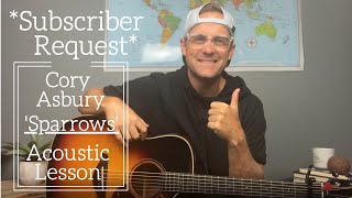 Cory Asbury || Sparrows || Acoustic Guitar Lesson/Tutorial [EASY]