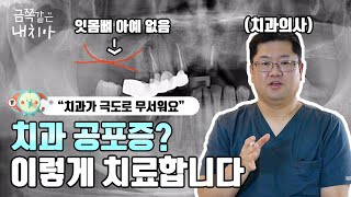 [금쪽같은 내치아] 치과가 극도로 무서워요. 잇몸뼈가 하나도 없을때는? (전체 임플란트/수면임플란트/최소임플란트/뼈이식 임플란트)