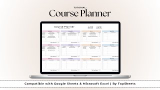 Course Planner Template | Step-by-Step Tutorial for Google Sheets & Microsoft Excel