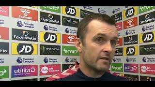 We have to change things quickly Nathan Jones Post match Southampton vs Brighton & Hove Albion