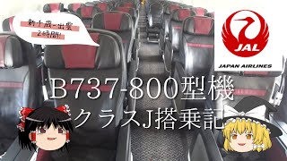 日本航空 B737-800 クラスJ搭乗記 新千歳−出雲 Japan Airlines