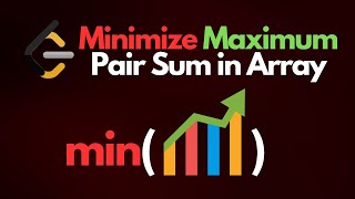 Minimize Maximum Pair Sum in Array | LeetCode 1877 | JAVA | LeetCode in TAMIL !