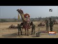 bsf camel contingent gets ready to steal show at republic day parade