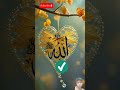 love attitude youtubeshorts viralvideo trendingshorts allah islamicstatus islamicvideo