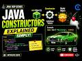Java Constructors Explained Simply (Default vs Parameterised Constructors)