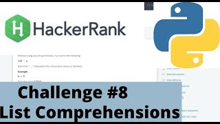 Hakerrank Python | Challenge #8 | List Comprehensions