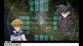 Yugioh Cross Duel - Does Alexis have a LINE with Chazz?