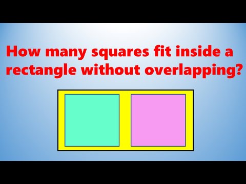 How many squares can fit in a rectangle?