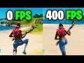 What it feels like to play in 400 FPS - Fortnite Frame rate Comparison 60 vs 144 FPS vs 240 FPS/hz