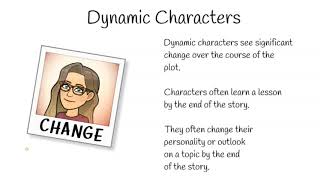 Introducing Static and Dynamic Characters