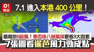 暹芭將增強成颱風-3號風球下午5時前維持-是否掛8號視乎3大因素