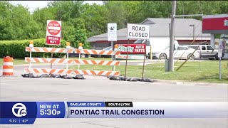 Drivers adjusting to detours as $11M Pontiac Trail transformation gets underway