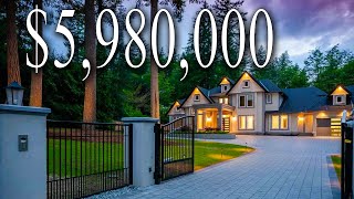 Inside a REAL LUXURY MANSION | Luxury Mansions Vancouver