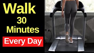 Here's What 30 Minutes of Walking on a Treadmill Does For Weight Loss