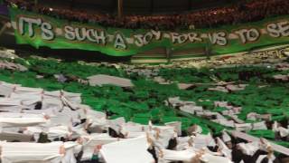 Celtic Fans Standing Section | Green Brigade Display | Celtic vs Man City