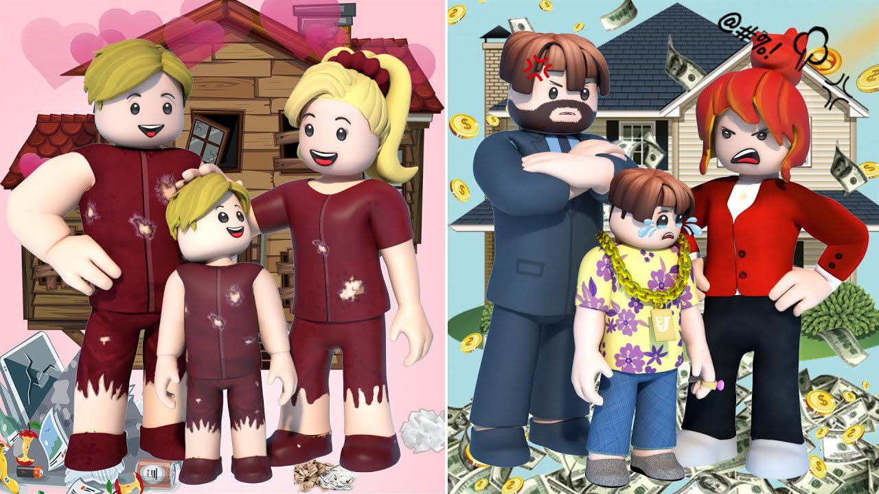 Roblox Brookhaven рџџўrp Poor Life Vs Rich Life Who S Happier Roblox