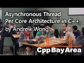 Asynchronous Thread Per Core Architecture in C++ by Andrew Wong