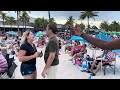 【4k】𝐖𝐀𝐋𝐊 ➜ fort lauderdale ☘️ beach 🇺🇸 usa 🇺🇸 walking tour miami